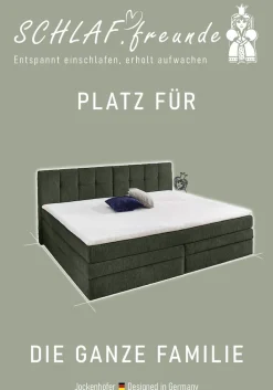 Jockenhöfer Gruppe Boxspringbett »Casa Grande in der Breite 240cm, Familienbett mit Bettkasten (1.000 L)« 7-Zonen-TTFK-Matratze, KS-Topper, verschiedene Härtegrade wählbar