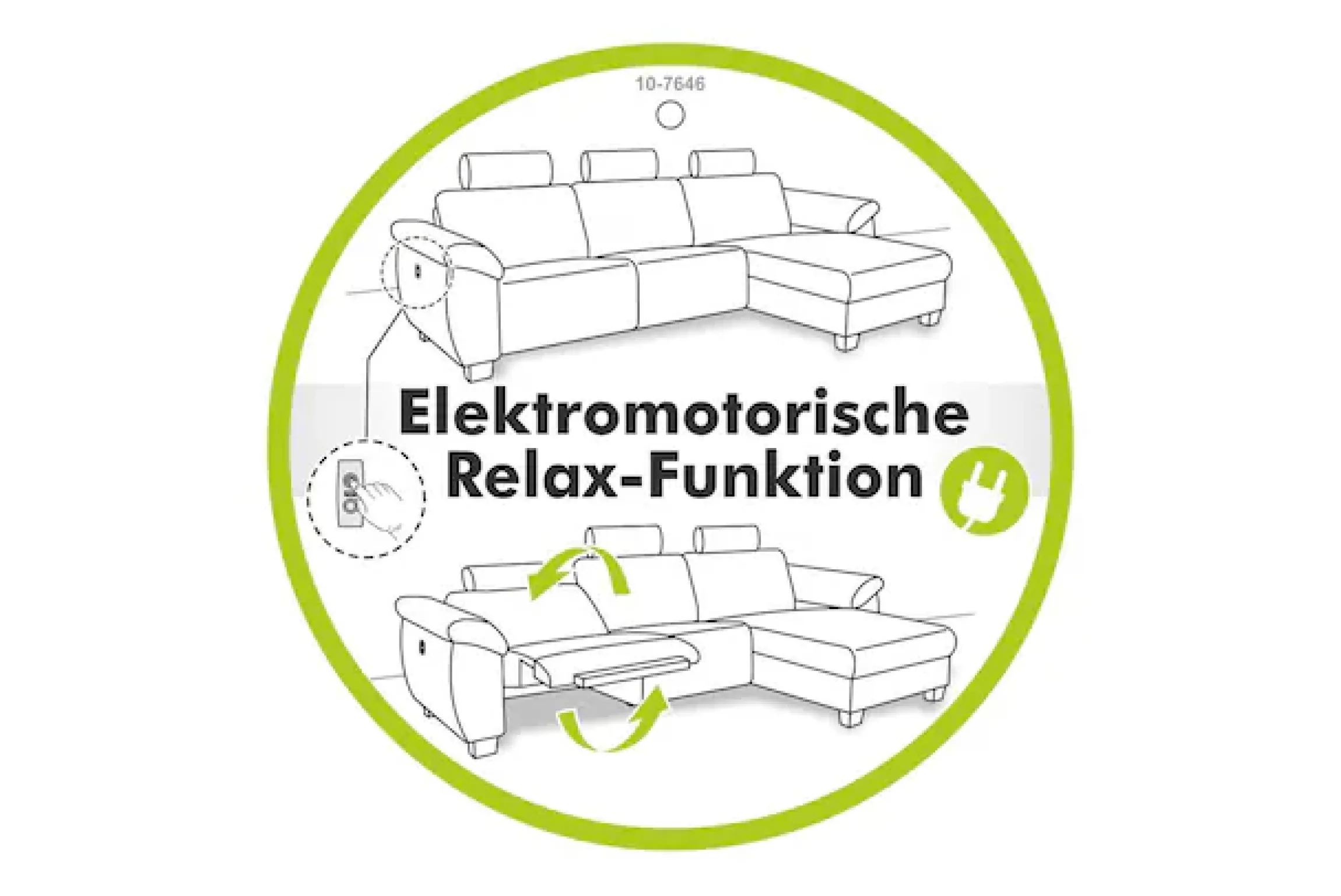 Jockenhöfer Gruppe Ecksofa »Doppio L-Form, B: 247 cm, mit elektr. Relaxfunktion und« Kopfteilverstellung, USB-Anschluss, induktive Ladestation & Zierkissen