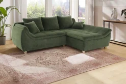 Jockenhöfer Gruppe Ecksofa »Genua L-Form, B: 250 cm« mit 2 Zierkissen