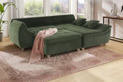 Jockenhöfer Gruppe Ecksofa »Genua L-Form, B: 250 cm« mit 2 Zierkissen