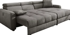 Jockenhöfer Gruppe Ecksofa »Move, L-Form, B: 270cm, mit 60 cm elektrischer Sitztiefenverstellung« 140kg Belastbarkeit je Sitz, Kopfteilverstellung & USB-Anschluss