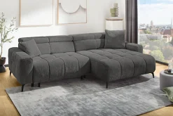 Jockenhöfer Gruppe Ecksofa »Racer, L-Form, B: 290cm, mit 60 cm elektrischer Sitztiefenverstellung« 140kg Belastbarkeit je Sitz, verstellbaren Kopfstützen, USB-Ports