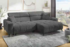 Jockenhöfer Gruppe Ecksofa »Racer, L-Form, B: 290cm, mit 60 cm elektrischer Sitztiefenverstellung« 140kg Belastbarkeit je Sitz, verstellbaren Kopfstützen, USB-Ports