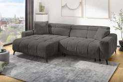 Jockenhöfer Gruppe Ecksofa »Racer, L-Form, B: 290cm, mit 60 cm elektrischer Sitztiefenverstellung« 140kg Belastbarkeit je Sitz, verstellbaren Kopfstützen, USB-Ports