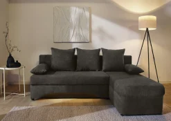 Jockenhöfer Gruppe Ecksofa »Starlight L-Form, B: 191 cm« mit Schlaffunktion, Bettkasten & Licht, Unser Dauertiefpreis