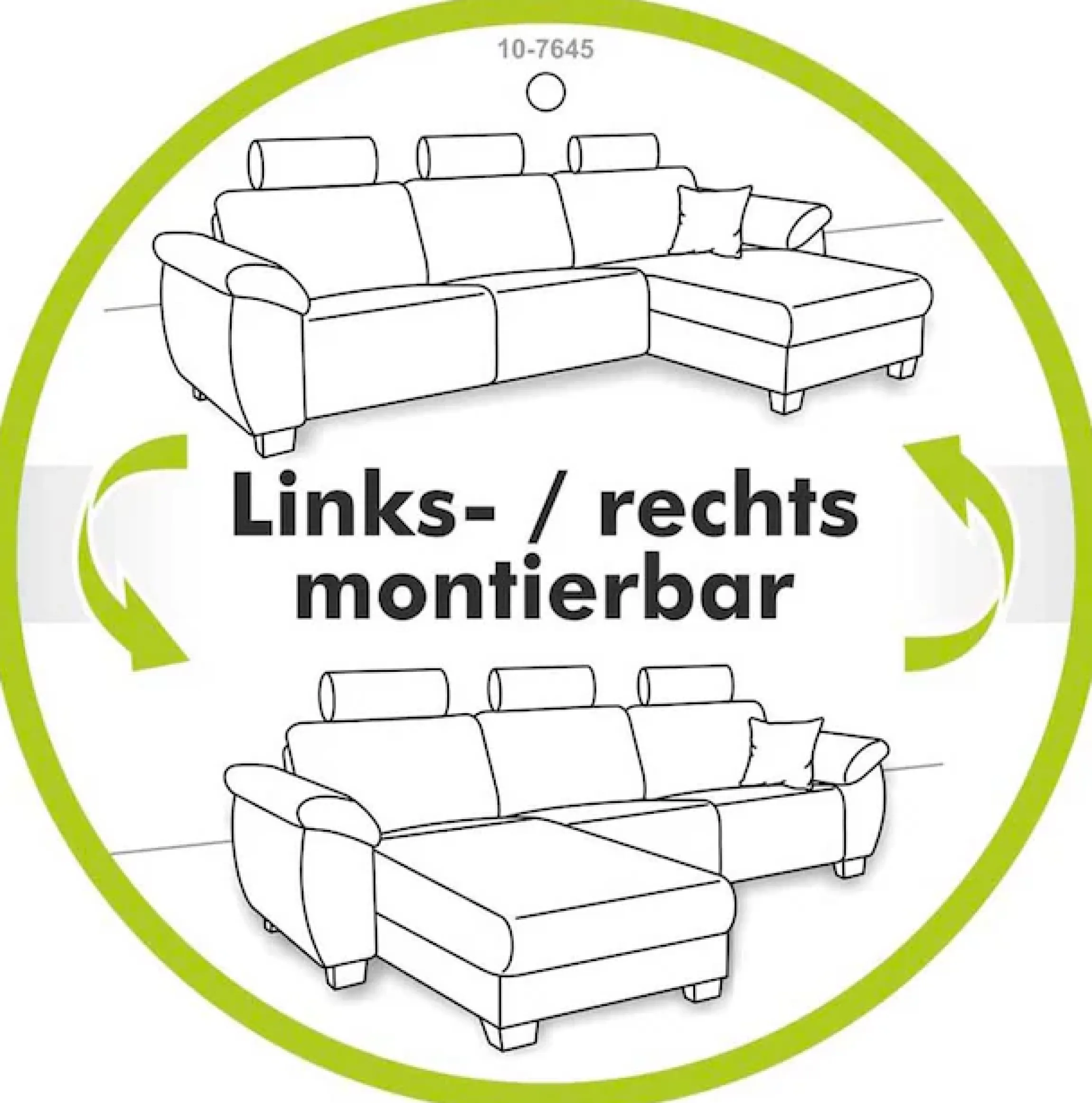 Jockenhöfer Gruppe Ecksofa »Sunset L-Form, B: 257 cm, Liegefl. 160x223 cm Dauerschlafsofa« Tonnentaschen-Federkern, Kaltschaumtopper, Bettkasten & Zierkissen