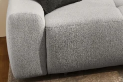 Jockenhöfer Gruppe Ecksofa »Unos L-Form, B: 299 cm, mit 60 cm elektr. Sitztiefenverstellung« 140kg Belastbarkeit, USB-Anschluss, Kopfteilverstellung & Zierkissen