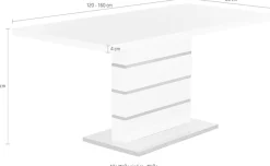 Jockenhöfer Gruppe Esstisch »Antonia« Breite 120-160 cm