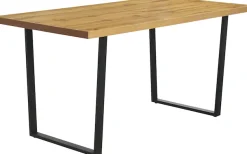 Jockenhöfer Gruppe Esstisch »Leipzig« stilvolle Wildeiche-Optik, melaminbeschichtet, 160x80 cm