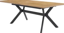 Jockenhöfer Gruppe Esstisch »Massimo« 2-fach ausziehbar (180-220-260x100cm), Metallgestell