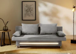 Jockenhöfer Gruppe Schlafsofa »Sunrise, B: 191 cm, Liegefl. 120x191 cm« mit Schlaffunktion, Bettkasten & Licht, Unser Dauertiefpreis