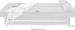 Jockenhöfer Gruppe Schlafsofa »Sunrise, B: 191 cm, Liegefl. 120x191 cm« mit Schlaffunktion, Bettkasten & Licht, Unser Dauertiefpreis