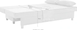 Jockenhöfer Gruppe Schlafsofa »B: 191 cm, Liegefl. 120x191 cm« mit Schlaffunktion & Bettkasten