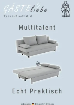 Jockenhöfer Gruppe Schlafsofa »B: 191 cm, Liegefl. 120x191 cm« mit Schlaffunktion & Bettkasten