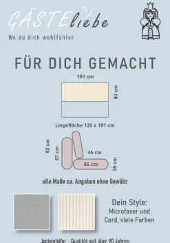 Jockenhöfer Gruppe Schlafsofa »B: 191 cm, Liegefl. 120x191 cm« mit Schlaffunktion & Bettkasten