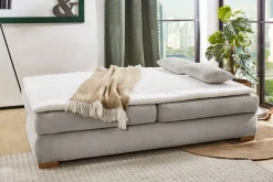 Jockenhöfer Gruppe Schlafsofa »Derby, B: 201 cm, Liegefl. 160x200 cm, Dauerschläfer« mit Schlaffunktion, Bettkasten & Topper, Tonnentaschenfederkern