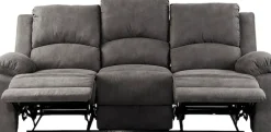 Jockenhöfer Gruppe 3-Sitzer »Dakota, B: 204 cm, 2 Recliner-Sitze« Relaxfunktion, Liegefunktion, Tonnentaschenfederkern, hoher Komfort