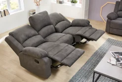 Jockenhöfer Gruppe 3-Sitzer »Dakota, B: 204 cm, 2 Recliner-Sitze« Relaxfunktion, Liegefunktion, Tonnentaschenfederkern, hoher Komfort