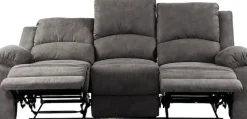 Jockenhöfer Gruppe 3-Sitzer »Dakota, B: 204 cm, 2 Recliner-Sitze« Relaxfunktion, Liegefunktion, Tonnentaschenfederkern, hoher Komfort