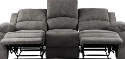 Jockenhöfer Gruppe 3-Sitzer »Dakota, B: 204 cm, 2 Recliner-Sitze« Relaxfunktion, Liegefunktion, Tonnentaschenfederkern, hoher Komfort