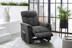 Jockenhöfer Gruppe TV-Sessel »Dorsten, B: 86 cm, Sitzhöhe: 46 cm« mit Relax- & Liegefunktion, Taschenfederkern-Polsterung