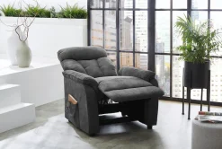 Jockenhöfer Gruppe TV-Sessel »Dorsten, B: 86 cm, Sitzhöhe: 46 cm« mit Relax- & Liegefunktion, Taschenfederkern-Polsterung