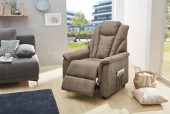 Jockenhöfer Gruppe TV-Sessel »Frankfurt, B: 86 cm, Sitzhöhe: 48 cm« mit Relax- & Liegefunktion, Taschenfederkern-Polsterung