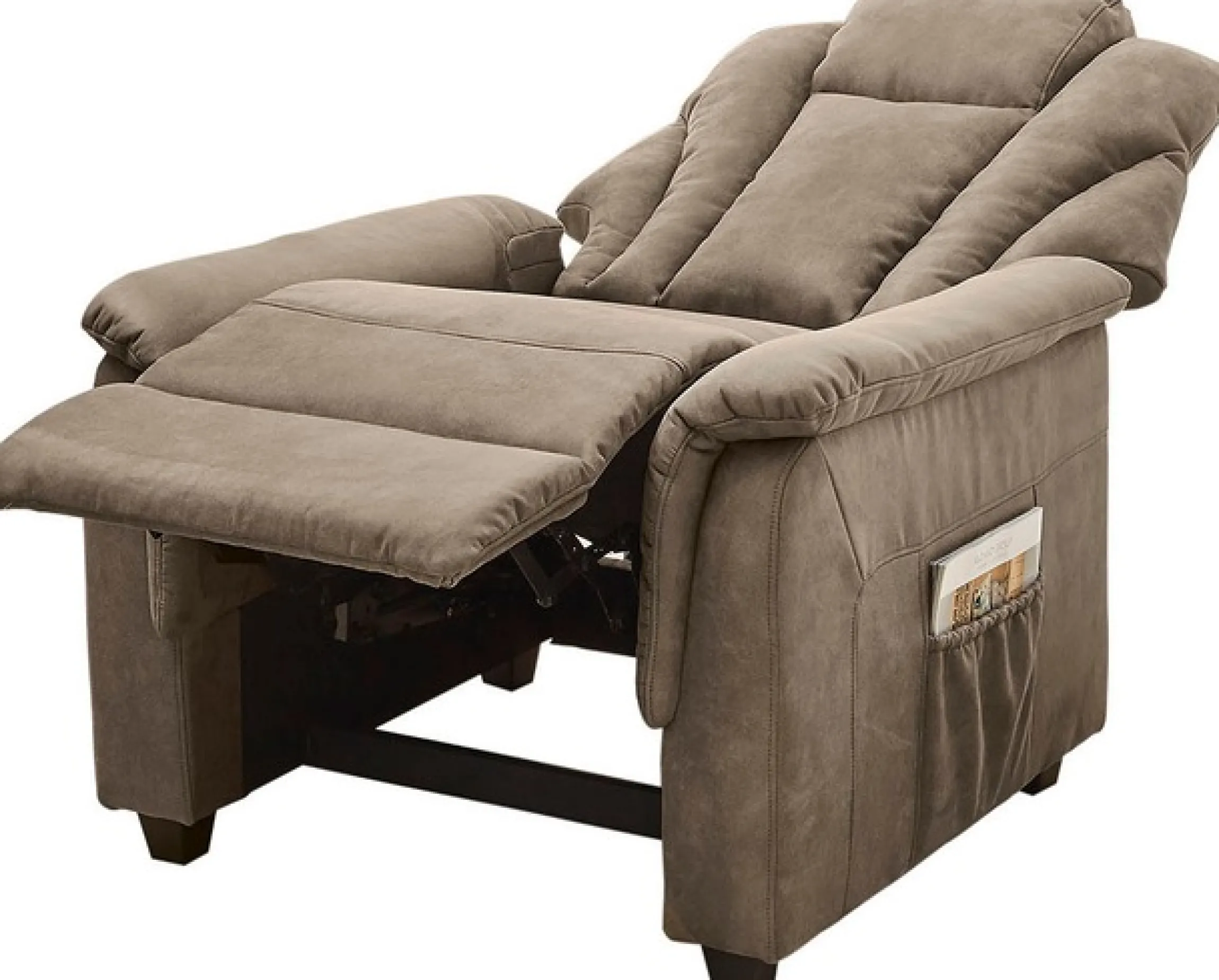 Jockenhöfer Gruppe TV-Sessel »Frankfurt, B: 86 cm, Sitzhöhe: 48 cm« mit Relax- & Liegefunktion, Taschenfederkern-Polsterung