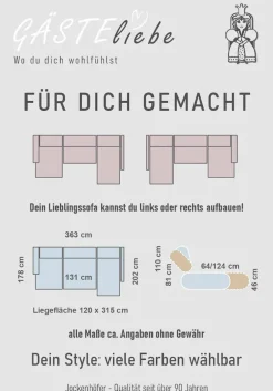 Jockenhöfer Gruppe Wohnlandschaft »Ultima, U-Form, B: 363cm, mit 60 cm elektrischer Sitztiefenverstellung« 140kg Belastbarkeit je Sitz, verstellbaren Kopfstützen, USB-Ports
