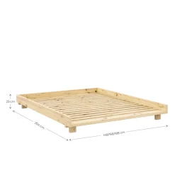 Karup Design Bettgestell »Social Bed, ohne Matratze, FSC®-zertifiziertes Massivholz« wahlweise mit oder ohne verstellbares Zubehör, Bett in mehreren Größen