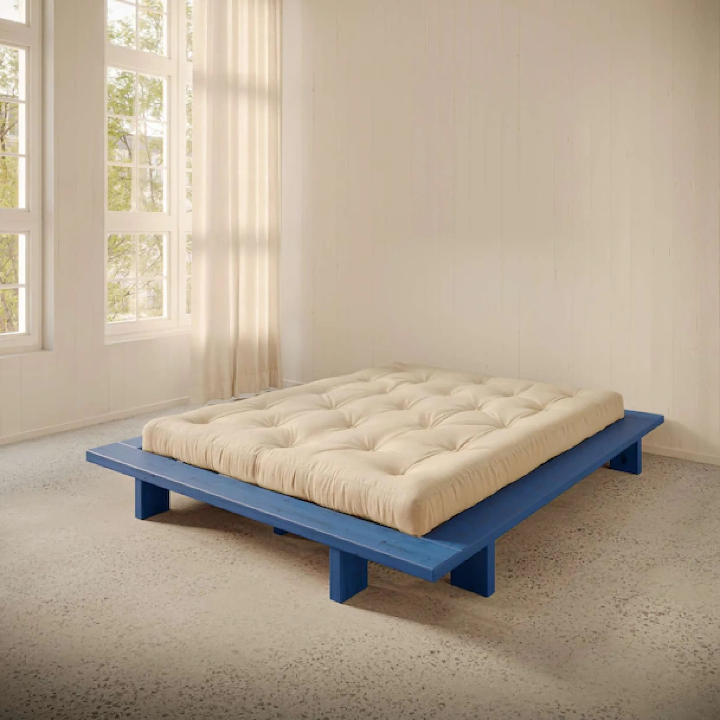 Karup Design Futonbett »Bettgestell JAPAN BED Futonbett aus FSC®-zertifiziertem Massivholz« Mit Lattenrost,zeitlos, bequem & in mehreren Farben und Größen erhältlich