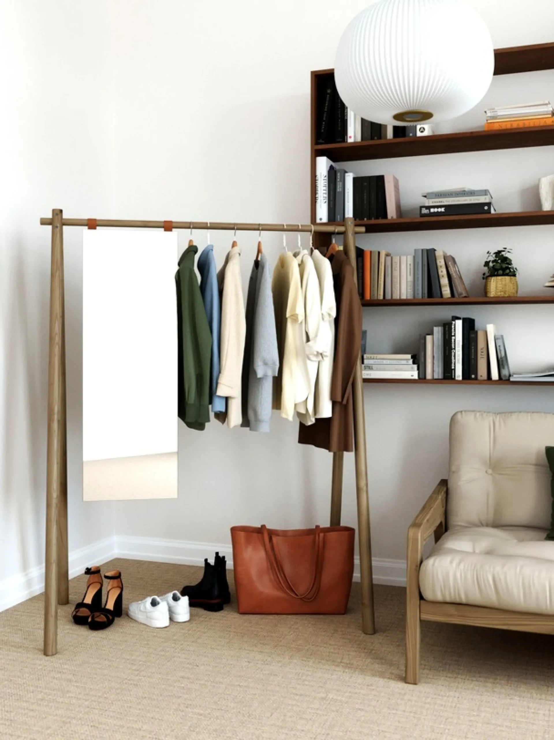 Karup Design Garderobenständer »Hongi« Aus FSC®-zertifiziertem Kiefernholz, 75 cm breit