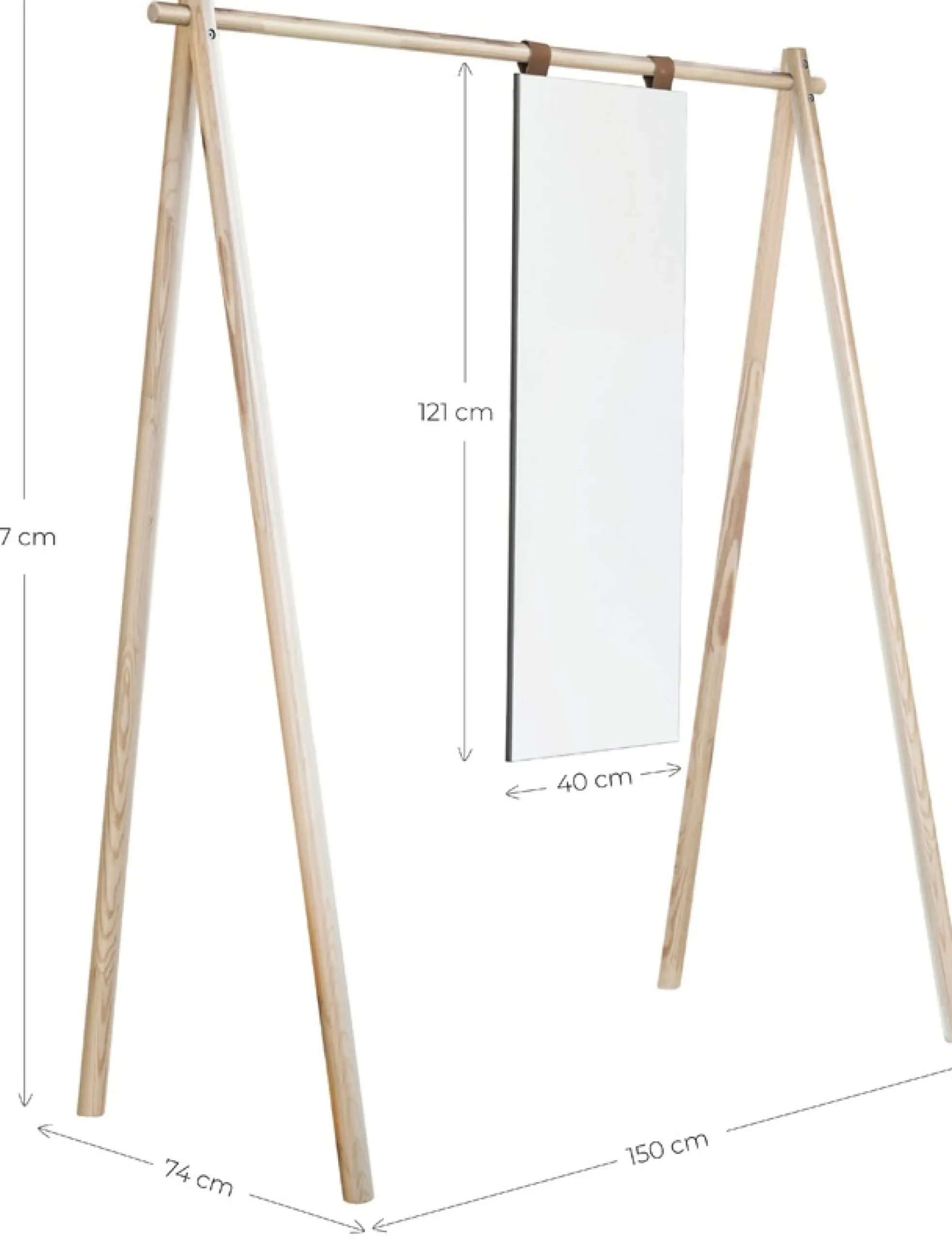 Karup Design Garderobenständer »Hongi« Aus FSC®-zertifiziertem Kiefernholz, 75 cm breit