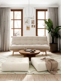 Karup Design Pouf »More Pouf - Multifunktionales und bequemes Bodenkissen« Flexibel einsetzbar, stapelbar & in vielen Farben erhältlich