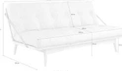 Karup Design Schlafsofa »Folk« aus massiven Kiefernholz, inkl. Futonmatratze