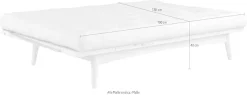 Karup Design Schlafsofa »Folk« aus massiven Kiefernholz, inkl. Futonmatratze