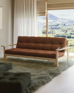 Karup Design Schlafsofa »Unwind« Mit Holzstruktur, inkl. Futonmatratze, Liegefläche 130x190 cm