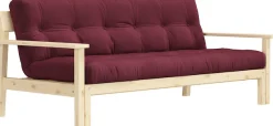 Karup Design Schlafsofa »Unwind« Mit Holzstruktur, inkl. Futonmatratze, Liegefläche 130x190 cm