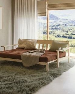 Karup Design Schlafsofa »Unwind« Mit Holzstruktur, inkl. Futonmatratze, Liegefläche 130x190 cm