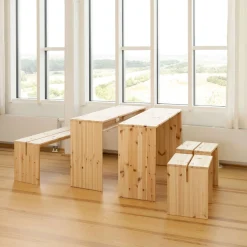 Karup Design Sitzhocker »Join-In Stool, Hocker, Sitzhocker, Beistelltisch, aus FSC®-Massivholz« minimalistisches Design, langlebig, flexibel, vielseitig éinsetzbar