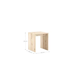 Karup Design Sitzhocker »Join-In Stool, Hocker, Sitzhocker, Beistelltisch, aus FSC®-Massivholz« minimalistisches Design, langlebig, flexibel, vielseitig éinsetzbar