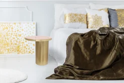 Kayoom Beistelltisch »Art Deco 2325, Beistelltisch aus Eisen, dekoratives Design« 1 Stk. tlg. Handarbeit, lackierter Tisch mit Metalleffekten, dekorativ