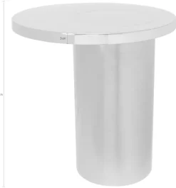 Kayoom Beistelltisch »Art Deco 2325, Beistelltisch aus Eisen, dekoratives Design« 1 Stk. tlg. Handarbeit, lackierter Tisch mit Metalleffekten, dekorativ