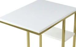 Kayoom Beistelltisch »Lucilla 225, Beistelltisch in eleganter Optik, in rechteckiger Form« 1 Stk. tlg. Modernes C-Form, dezentes Design, mit zusätzlicher Ablage
