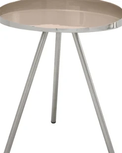 Kayoom Beistelltisch »Morrison, runder Beistelltisch, edler Look« 1 Stk. tlg. Dekorativ, glanzvolle Lackierung, stilvolles Design