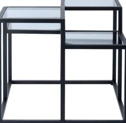 Kayoom Beistelltisch »Steps 625, Beistelltisch in elegantem Design, würfelförmig« 1 Stk. tlg. stufenförmiges Gestell aus Metall, quadratische Platten, modern