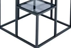 Kayoom Beistelltisch »Steps 625, Beistelltisch in elegantem Design, würfelförmig« 1 Stk. tlg. stufenförmiges Gestell aus Metall, quadratische Platten, modern