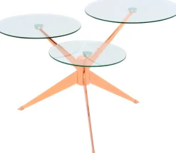 Kayoom Beistelltisch »Triplet, moderner, drei Tischplatten in versetzter Anordnung« 1 Stk. tlg. Drei Tischplatten auf verschiedenen Höhen, Retro-Design