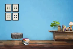 Kayoom Hocker »Mio 1, Fellhocker in modernem Design, runde Form mit Metallbeinen« 1 Stk. tlg. beeindruckend, teilweise handgefertigt, attraktive Farbgestaltung