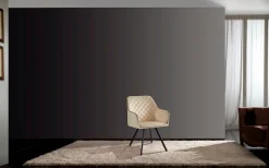 Kayoom Polsterstuhl »Stuhl Amber 125, Toller Stuhl aus Samt, mit Beinen aus Eisen« () 1 Stk.Toller Stuhl aus Samt, Glamour in Ihr Zuhause, mit Beinen aus Eisen